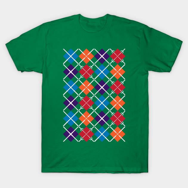 TMNT Argyle T-Shirt by d4n13ldesigns